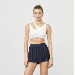 NWOT Alo Varsity Tennis Skort in Navy